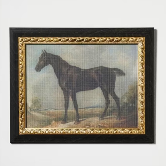 Threshold Studio McGee 8" x 10" Stallion Canvas Board with Ant Frame - Picture 1 of 5